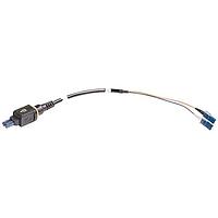 HARTING 33614310020004 Fiber Optic Cable Assemblies HARTING PushPull V4 v2.0 LC Duplex overmolded Cable Assembly, PushPull LC to IP20 SC duplex, Singlemode GOF, PUR, 2m