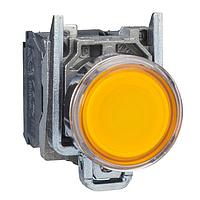 SCHNEIDER XB4BW35J3 Pushbutton Switches Ill P/B Yellow12VLED w/2NO