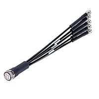 HUBER+SUHNER LIS-C5X-11MQ5X-5x11NXX-00500-53 RF Cable Assemblies MQ5 Cluster jumper 1/4IN HF NEX10m 0.5m