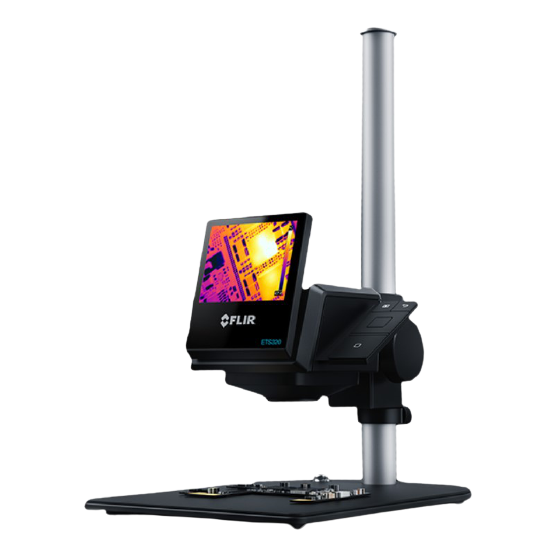 Benchtop thermal camera used for electronics and laboratory temperature analysis