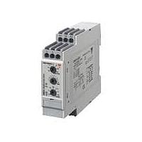 Carlo Gavazzi DMC01CB23 Timing Relays Multifunctions Timer, DIN rail mount, 22,5x80x99,5mm Euronorm housing, knob selectable function, selectable time ranges 0,1s - 100h, Supply voltage 115-230Vac, Screw terminals connection, 8A SPDT relay output