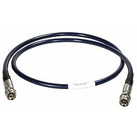 HUBER+SUHNER ST18A/11N468/11N468/1500mm RF Test Cables Sucotest 18A armoured Test Lead up to 18 GHz, 1.5m length, with straight N male connectors, for heavy duty, outdoor and harsh environment measurements