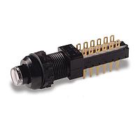 C&K F4U0A Sealed PUSHBUTTON SWITCH ON-(ON) 4PDT