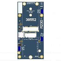 Auvidea 72050-2S Networking Development Tools M230 communication board, 2x M.2 Key E, M.2 Key B, mPCIe for JNX84, JNX85 and JNX86
