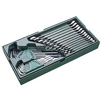 SATA 09906 23PC. COMBINATION WRENCH AND HEX KEY SET (METRIC)