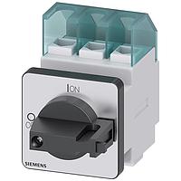 SIEMENS 3LD22220TK11 Rotary DISC SW 32A KNOB 4HOLE BLK 3P