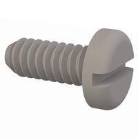 Essentra Components 010440P028 Pan Slotted Pan Slotted Screw, #4-40 Thread, 9/32 Lg