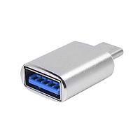 CUI Inc SUA-A-S Type C to Type A USB Adapter, USB type C to USB type A, Silver