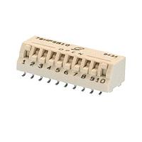 Grayhill 76HPSB06GWRT DIP Switches DIPSwitch SPST Piano DIP Gull Wing 6 Pos