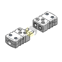 Sterling Sensors CCCSCJPLU Ceramic Thermocouple Connector (Type J, standard plug)