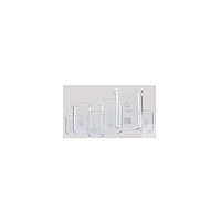 WITEG 5 500 525 Set of beakers low form with spout Midi