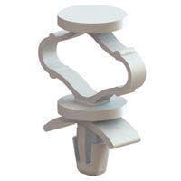 Essentra Components PSC-2 Push Spacer, Cushion CB Spt,W/Cushion,Natural,1/2 in Spc