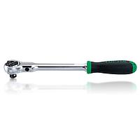 TOPTUL CJLN1632 Swivel Head Reversible Ratchet Handle (1/2", L=315mm, 72T)