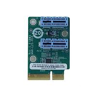 IEI Technology NWR2-L2S-R10 Modules Accessories PCIe x4 to two PCIe x2 riser card for WAFER on the left side