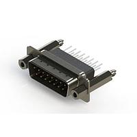 EDAC 627-015-381-257 D-Sub Connectors - Standard Density Vertical Metal Body D-Sub Connector