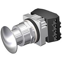 SIEMENS 52PM9ACB Pushbutton PUSHBUTTON,MOM,CHRM,1.73" MTL,2POS,2BJK