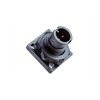 Amphenol LTW AU-05PMMS-LS7001 Standard Circular Connector Ceres, Mini Size, Plastic, 2A, 05 pins, Male Connector, Male Contact, Square, 2 Points Lock, Solder, Receptacle, IP67