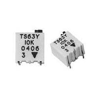 Vishay Sfernice TS63Y104KT20 Trimmer Resistors - Multi Turn 1/4" SQ 100K