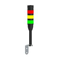 Banner Engineering TL50GYRAC Tower Lights TL50 Tower Light, Gray Housing: 3-Color Audible Indicator; Voltage: 18-30 V dc or 24 V ac; Environmental Rating: IP50; Input: Bimodal; Colors: Green Yellow Red; 2 m (6.5 ft) Integral Cable