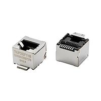 Taoglas TMJPD52F1188GWWA5SB7078 RJ45 Modular Jack Pure RJ45, 1x1, Vertical, SMT, Shielded, Gold 50 micro-in, Industrial grade