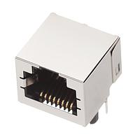 Molex 43860-5025 Modular Modjack RA LoPro 50AU Inv w/shield8/8