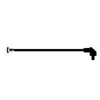 BIVAR SZR4-10.00-F5P54 Flexible Light Pipes with LEDs 10 Inch, Black Fiber, Clear Lens, IP54