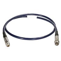 HUBER+SUHNER ST18A/11N468/21N409/3000mm RF Test Cables Sucotest 18A armoured Test Lead up to 18 GHz, 3m length, with straight N male and N female connectors, for heavy duty, outdoor and harsh environment measurements