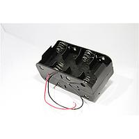 Eagle Plastic Devices 12BH281-GR Battery Holders 8 "C" CELLS