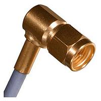 Johnson / Cinch Connectivity Solutions 142-0403-101 Connectors SMA Plug Assembly Right Angle Cabled, RG316