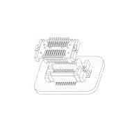 Amphenol FCI 10106813-071112LF Connectors 70P MEZZANINE 2MM HERMAPHRODITIC