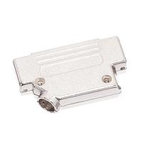 NorComp 971-037-030R121 Strain Relief Backshell 37P 45 DEGRE DIECAST NICKEL PLATED