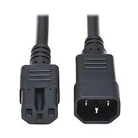 Tripp Lite P018-002 AC Power Extension Cord 2FT C14/C15 ,15A ,14AWG