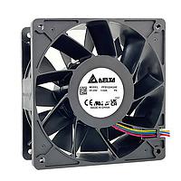 Delta Electronics, Inc. PFB1224GHEP6 Axial DC Axial Fan, 120x120x38mm, 24VDC, 212.21CFM, 32.4W, 64dBA, Tach/PWM, IP68