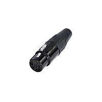 REAN RC5F-BAG Cable Connectors 5P FEM XLR CBL CONN BLACK/SILVER - BAG