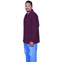 Desco 73908 Jacket with Knitted Cuffs (Burgundy, 5X-Large)