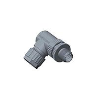 Amphenol LTW MSAP-04BMMA-SR7001 Sensor Cables / Actuator Cables M12 Circular Metric Connector, A Code, Plastic, 4A, 04 pins, Male Connector, Male Contact, Right Angle, Screw Thread, Solder, Field Installable, F4.5 - F6.5mm, IP67 Mated