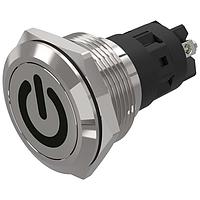 EAO 82-6152.1000.B002 Anti-Vandal 82-6152.1000.B002.pushbutton.momentary.22 mm.stainless steel.flush/flat.no LED.no colour.no LED.screw terminal.stand by