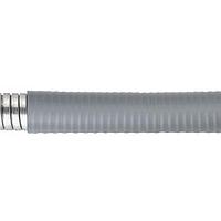 HellermannTyton LTP25G-25M Spiral Wraps HelaGuard Spiral Metallic Conduit, Flexible, 0.75" (25mm) Dia, GS/PVC, Gray, 82ft/Reel