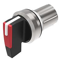EAO 45-2819.2D20.003 Switch Actuators Selector switch actuator 3 positions red main-0-main 45? long lever front/housing metal