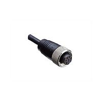 Amphenol LTW BSD-06BFFM-SL6A05 Sensor Cables / Actuator Cables Ceres, Standard Size, Metal, Shielded 5A, 06 pins, Female Connector, Female Contact, Straight, Screw Thread, Overmolded, Length 5000mm, IP66