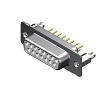 Molex / FCT 173109-2098 D-Sub Connectors - Standard Density FCT DSUB STR PC RCPT 25 PN
