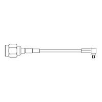 Molex 89761-2610 RF Cable Assemblies CABLE ASSY SMA PLUG STR SSMCX PLUG RG178
