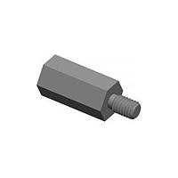 RAF Electronic Hardware M2147-4007-S-12 Hex Metric 6mm Hex X 12mm X M4 Thd Metric Hex Male-Female Standoff