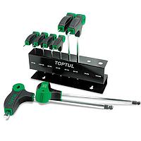 TOPTUL GAAX0802 - 8PCS L-Type Two Way Hex Key Wrench Set