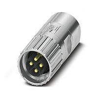PHOENIX CONTACT 1629044 Standard Circular Connector Cable connector  straight  shielded: yes  Screw locking  M17  No. of pos.: 3+PE  type of contact: Pin  Crimp connection  cable diameter range: 8.5 mm ... 12.5 mm  coding:N