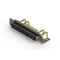 EDAC 630-21W4650-1NC Mixed Contact D-Sub Connectors Right-angle Power Combo D-Sub Connector