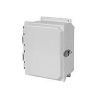 Hammond Manufacturing PJU1084CCLF Junction Boxes N4X Clear Door Snap Latch w/flange - 10 x 8 x 4 - Fiberglass