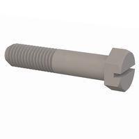 Essentra Components 3262511300 Slotted Hex Slotted Hex Screw, 5/8-11 Thread, 3 Lg