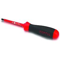 Tô vít 4 cạnh (cách điện 1000V) TOPTUL FBEB0110 (PH1x200mm)