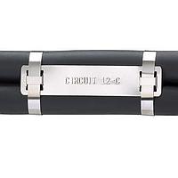 Panduit MMP350H-C Marker Plate Marker Plate 304 SS 4 Hole 3.5 x .7
